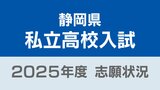 静岡県私立高校入試2025 志願倍率は浜松学院興誠5.27倍 磐田東4.56倍 静岡学園3.88倍に【令和7年度高校入試 志願状況】　|　静岡のニュース | SBSNEWS | 静岡放送