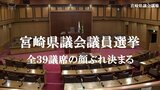 世代交代進む 宮崎県議会議員選挙 全39議席決まる | MRTニュース | MRT宮崎放送