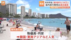 年末年始の海外旅行者は58万人 去年の2.6倍 円安などの影響で東南アジアなどが人気　国内旅行費用は過去最高| TBS CROSS DIG with Bloomberg