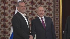 プーチン大統領 イラン大統領と初会談 「国際情勢での立場は非常に近い」 連携深める姿勢強調| TBS CROSS DIG with Bloomberg
