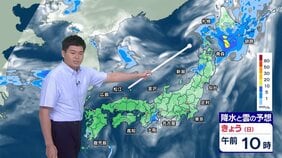 北日本の大雨ピークは午前まで 午後は西~東日本で天気急変に注意 暑さはいよいよ最盛期へ 連休明けは関東・東海で40℃以上酷暑日か|TBS NEWS DIG