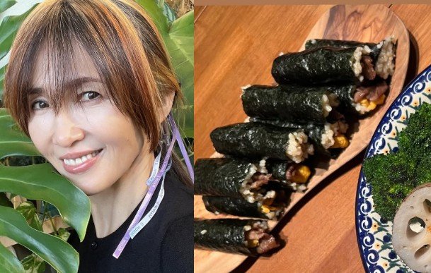 【 工藤静香 】　節分に自家製の　「ミニサイズ恵方巻」を披露　「時間がなかったので、シンプル～笑」|TBS NEWS DIG