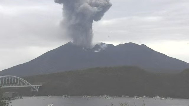 桜島で噴火　噴煙１０００ｍ【きょうの降灰予報】鹿児島　|　鹿児島のニュース｜MBC NEWS｜南日本放送