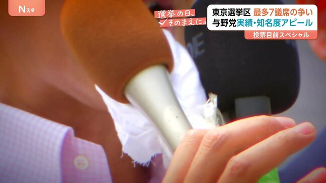 全国最多7議席・32候補の戦い　東京選挙区の行方は？キーワードは「タレント性」「物価高対策」「保守票」「SNS」【選挙の日、そのまえに】|TBS NEWS DIG