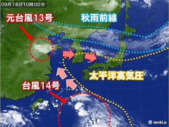 “夏の空気”と“秋の空気”のせめぎあい…北陸は秋雨シーズン本格化【雨風シミュレーション】22日まで警報級の大雨リスクも…台風による間接的影響も|TBS NEWS DIG