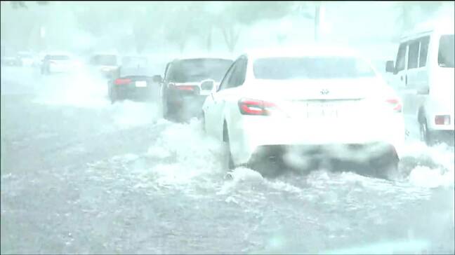 台風5号から変わった熱帯低気圧の影響で大気の状態が不安定に　仙台市に一時大雨・洪水警報　冠水した道路も|TBS NEWS DIG