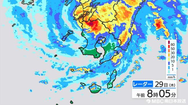 台風１０号が上陸　鹿児島県・薩摩川内市付近|TBS NEWS DIG