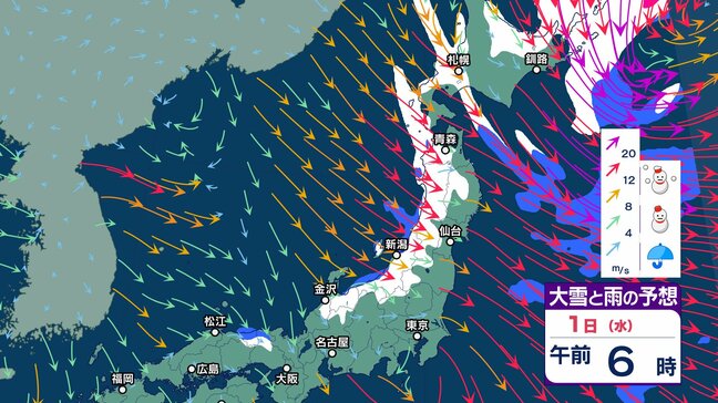 【初日の出 予想】2025年元旦は太平洋側が広く晴れ “寒さ対策” 万全に…一方日本海側は広く雪 “山間部は吹雪の所も”【雪と雨のシミュレーション 2日まで3時間ごと】|TBS NEWS DIG
