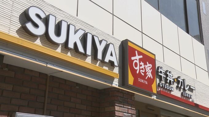 すき家 一部商品を値上げ 「カレー 並盛」550円に