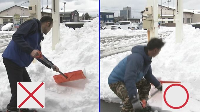 最強寒波で連日の「雪かき」…「腰を痛めない」雪かき方法は？　痛めてしまった場合のストレッチ法　|　BSSニュース | BSS山陰放送