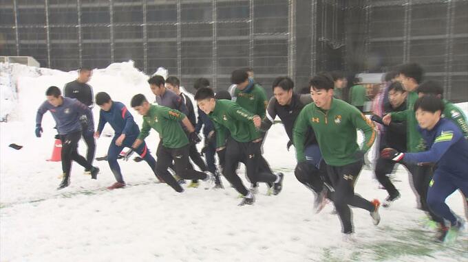 【速報】青森山田が２大会ぶりの決勝進出に向けて前半を１対０で折り返す　市立船橋（千葉）を相手にＤＦ小泉が先制弾　全国高校サッカー選手権|TBS NEWS DIG