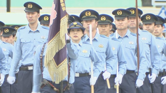 「治安の最後の砦」警視庁機動隊観閲式　銃器対策部隊、山岳救助レンジャー部隊、水難救助部隊ら約1700人行進　ドローンベースカーも新たに登場|TBS NEWS DIG