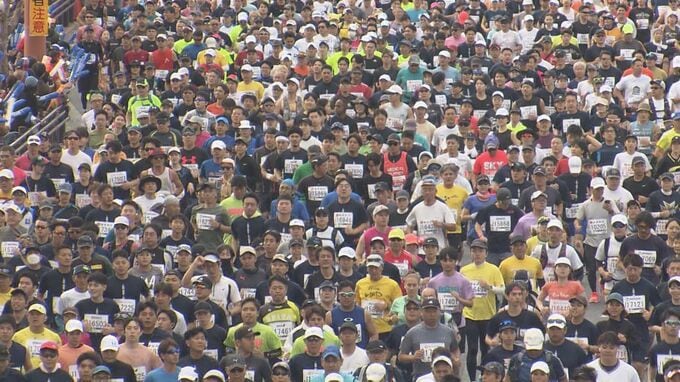 【第37回NAHAマラソン】走りやすく完走率上がる　気温22度のなか1万3692人が完走|TBS NEWS DIG