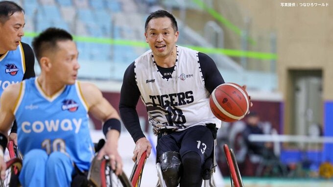 異次元の活躍　2戦連続フル出場の藤本怜央（42）が31得点　韓国リーグファイナルは1勝1敗で最終戦へ【車いすバスケ】　|TBS NEWS DIG