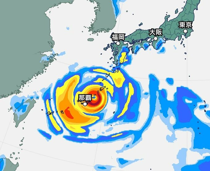 【台風情報】大型で非常に強い「台風13号」（ドルフィン）今後の予想進路は？勢力は？【3時間ごとの雨風シミュレーション画像】中心気圧は945hPa　最大瞬間風速は60m/sに発達（4日午前9時50分・気象庁発表）　|　SBC NEWS | 長野のニュース | SBC信越放送