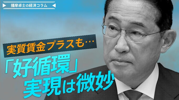 実質賃金プラスも「好循環」実現は微妙　総裁選・総選挙で経済対策の議論へ【播摩卓士の経済コラム】|TBS NEWS DIG