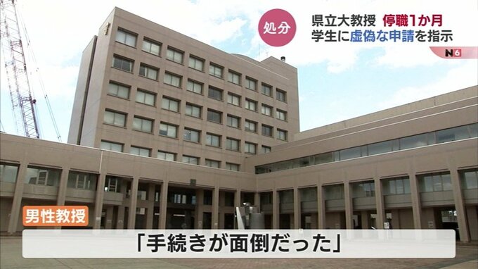 「旅費の手続きが面倒だった」学生に作らせた虚偽のアルバイト出勤簿で51万円回収　40代男性教授を停職1か月の懲戒処分　|　富山のニュース｜天気・防災｜チューリップテレビ