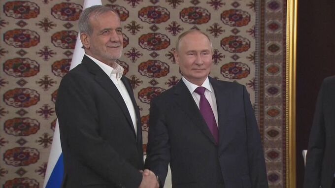 プーチン大統領 イラン大統領と初会談 「国際情勢での立場は非常に近い」 連携深める姿勢強調|TBS NEWS DIG