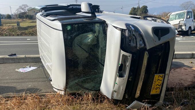 【続報】勝央町の県道で軽トラックと軽乗用車が衝突　軽乗用車に乗っていた60代の女性が死亡【岡山】|TBS NEWS DIG