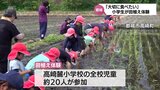 コメ作りを知り郷土愛を育んで 都城市高崎町の小学校で田植え体験 | MRTニュース | MRT宮崎放送