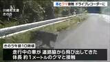 【ドラレコ映像あり】走行中の車とクマが衝突 バッタリ倒れるも起き上がり山林へ…宮城・川崎町|TBS NEWS DIG