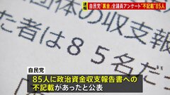 自民党がアンケート結果を公表　85人に政治資金収支報告書への不記載　裏金事件| TBS CROSS DIG with Bloomberg