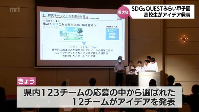 高校生が「SDGs」達成に向けアイデアを発表　「SDGs QUEST みらい甲子園」宮崎県大会|TBS NEWS DIG