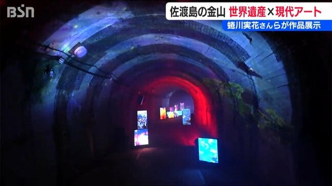 世界遺産『佐渡島の金山』を「過去から未来へ」蜷川実花さんらの現代アート作品|TBS NEWS DIG
