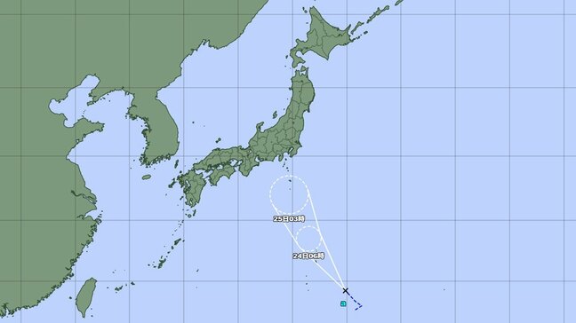 【台風の卵】24時間以内に台風発生で北上…最大瞬間風速23メートル程度まで発達か 気象庁発表|TBS NEWS DIG