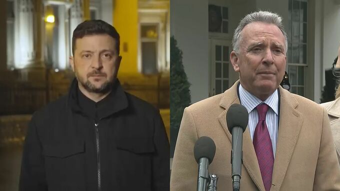 ウクライナの和平計画めぐる協議 「次の段階」ゼレンスキー大統領