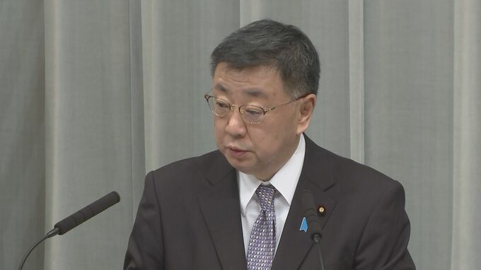 松野官房長官「職責を果たしたい」自身の不信任決議案提出に