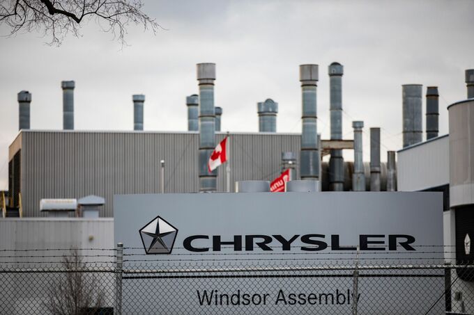 カナダの自動車労働者約6000人が一時帰休－トランプ関税発動で