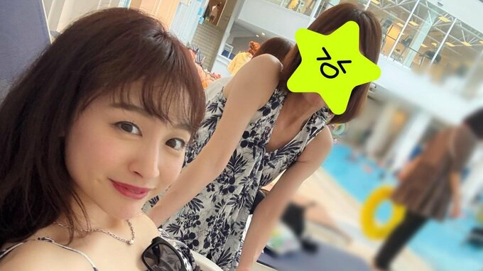 【新井恵理那】家族で沖縄旅行「ビキニなんてもう着ることないと思ってたけど、お揃いになるなら…と着ちゃいました！」|TBS NEWS DIG