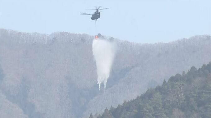 「煙はけさは何も見えなかった」山林火災発生から12日目　焼失面積は県内の山林火災で戦後最大規模の見込み　山梨・扇山　|　山梨のニュース | ＵＴＹテレビ山梨