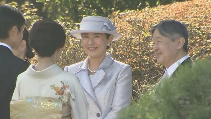 秋の園遊会 天皇ご一家が武豊さんと“馬トーク”に花咲かせ 愛子さま「ザ・ロイヤルファミリー見ています」|TBS NEWS DIG