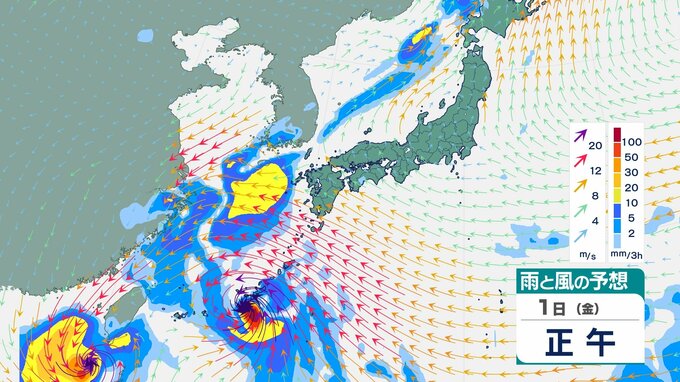 【台風11号】が発生、沖縄に接近するおそれ　アメリカ・ヨーロッパの進路予想は？　【台風9号】と接近することで動きが複雑化する「藤原の効果」の可能性も【9月3日にかけての雨風シミュレーション】|TBS NEWS DIG