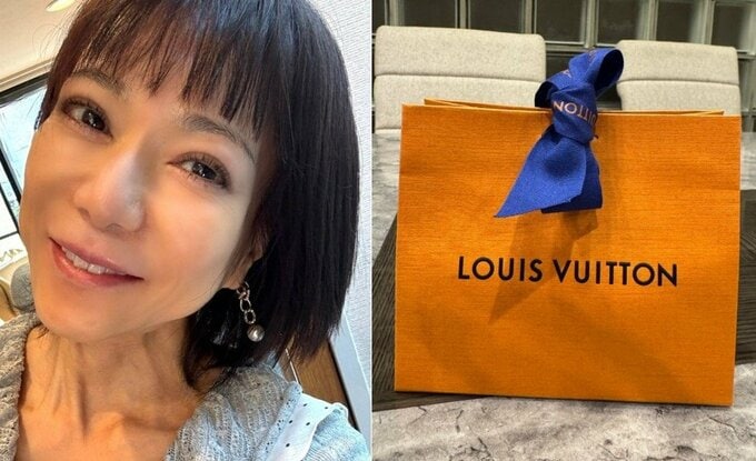 【 堀ちえみ 】 「うわ！　ルイヴィトン！」　夫からホワイトデーのプレゼント　「リップスティック。真っ白です」「とても贅沢な品物」「大切にします」|TBS NEWS DIG