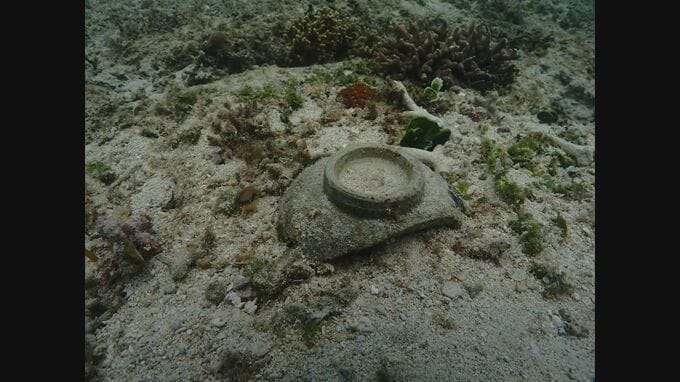 久米島沖に眠る水中遺跡「東奥武沖遺跡」琉球と明の朝貢貿易示す陶磁器の破片が国の登録記念物へ|TBS NEWS DIG