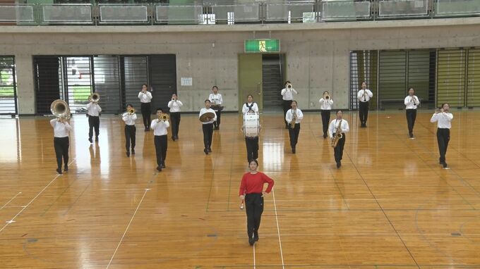 名護中吹奏楽部が九州大会を前に演奏を披露|TBS NEWS DIG