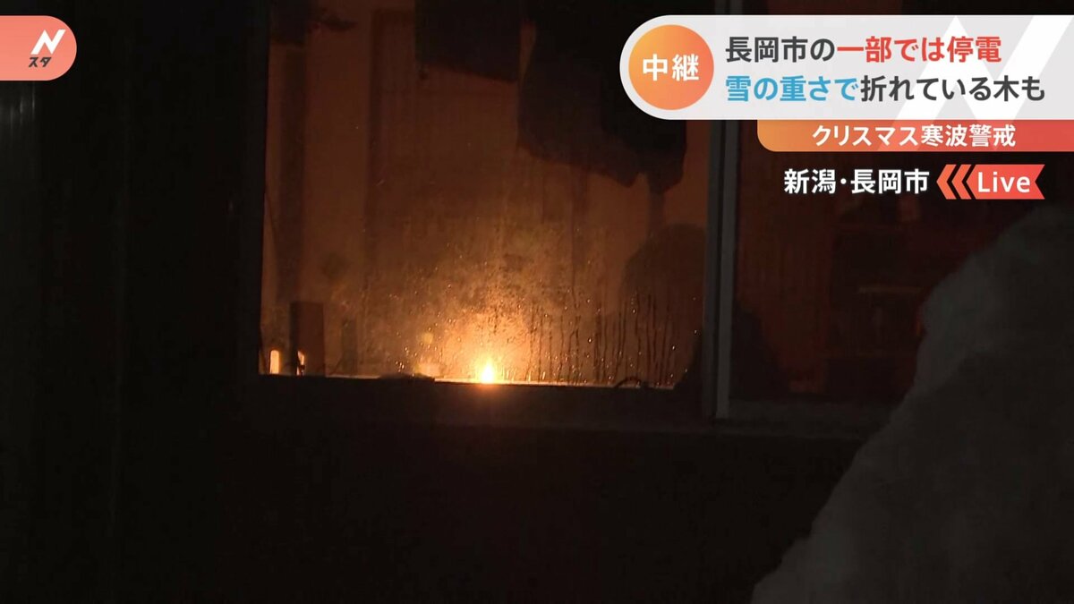 「4日間ろうそく1本」長岡の停電エリアはいま 記録的大雪の新潟から中継 TBS NEWS DIG