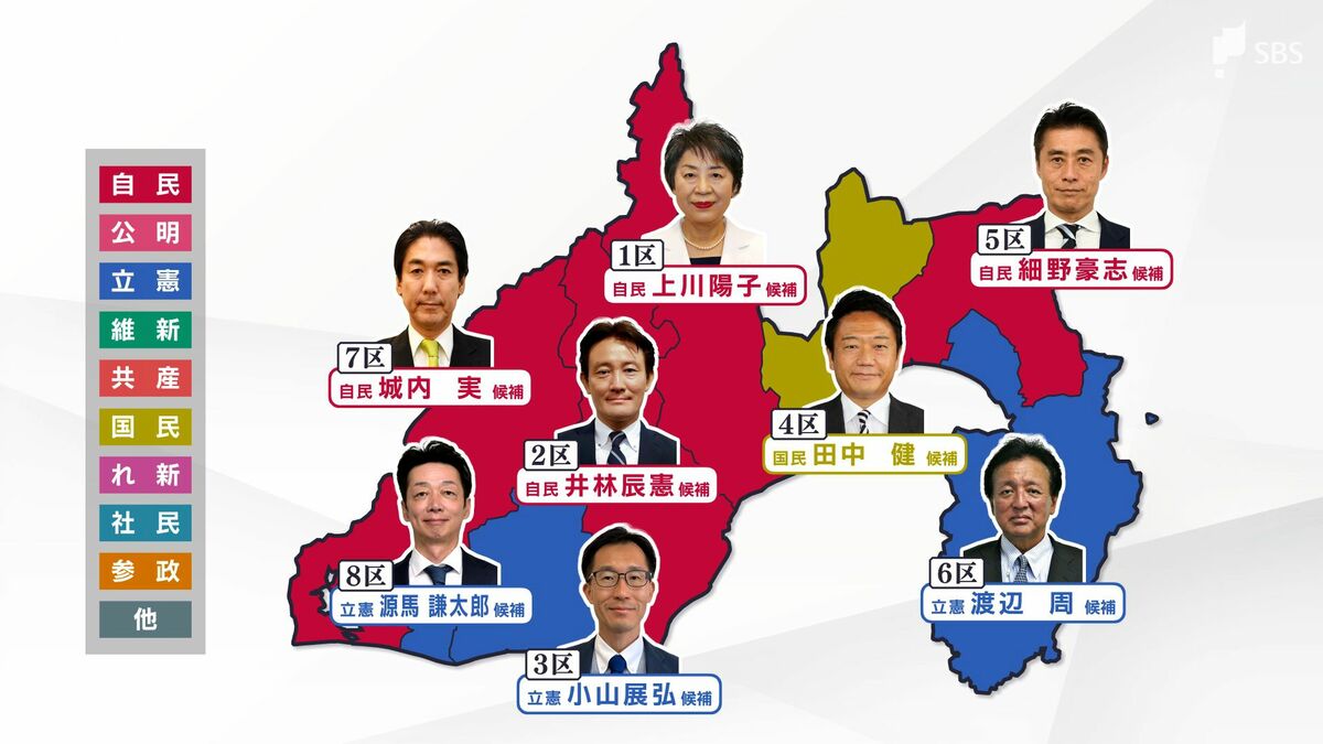 衆議院 選挙 静岡