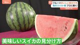 スイカは黒い種に注目!メロンは卵型が甘い!? 夏が旬のフルーツ「おいしいものの見分け方」は?スーパー&農家のプロに聞く!|TBS NEWS DIG