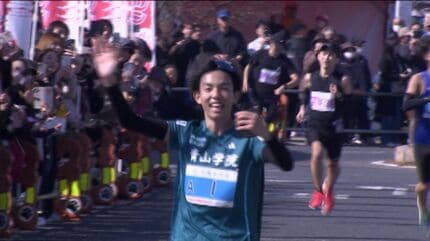 青学大・黒田朝日選手「青学のユニフォームを着て走る最後のレースが