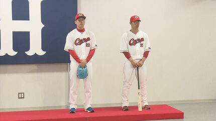 ビジターは『赤』×『赤』」カープ 2023シーズン 新ユニホーム