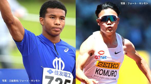 男子110mH 古賀ジェレミー 大雨の中、13秒57で初優勝「これから4連覇を狙う」男子100m 小室歩久斗は10秒35で2位【陸上・日本インカレ】|TBS NEWS DIG