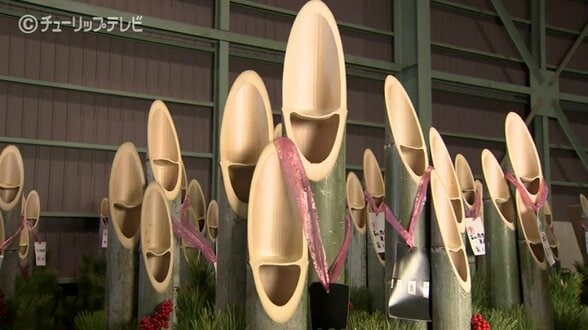 「幸せな気持ちで1年の最初をきれるように」正月の縁起物、門松づくりがピーク 22日から県内200の企業・商店などに出荷 富山 | 富山のニュース|天気・防災|チューリップテレビ