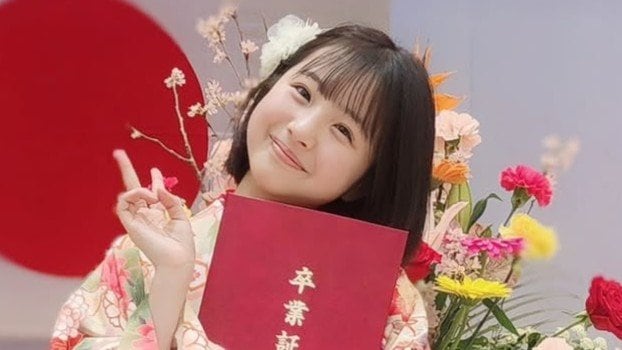 【 増田梨沙 】小学校卒業を報告「6年間で身長は40cm伸びて　給食もたくさんおかわりできるようになりました」|TBS NEWS DIG