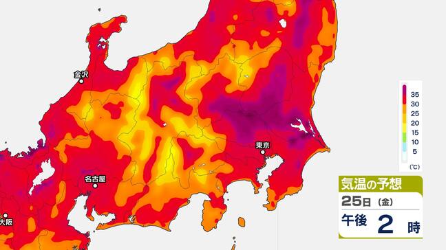 【長期間高温】記録的な高温に　気温の高い状態は今後も更に１か月程度は続く見込み　農作物や家畜の管理、熱中症対策などの健康管理に十分注意を【雨風のシミュレーション】|TBS NEWS DIG