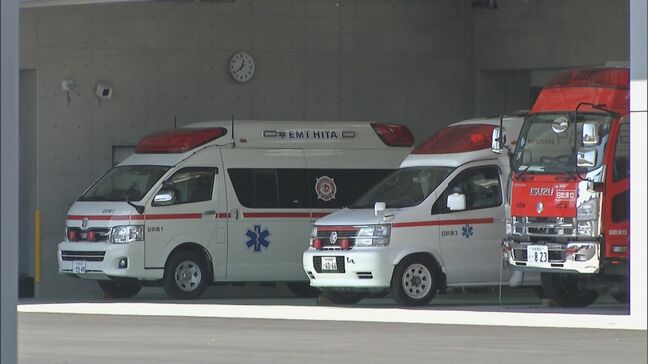救急搬送中の救急車が自転車と接触 84歳男性が大けが 日田市の国道交差点 大分|TBS NEWS DIG