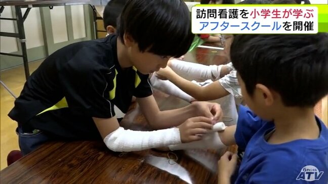 子どもたちが「訪問看護」の仕事を学ぶ 青森県弘前市の児童館で「アフタースクールプロジェクト」|TBS NEWS DIG
